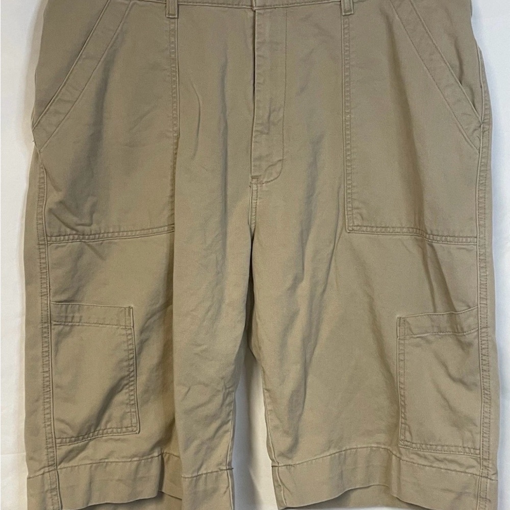 Ralph Lauren Polo Jean Co. Mens Size 36 Shorts Tan Cotton 6 Pockets Field Shorts